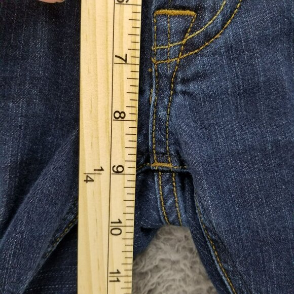 American Eagle Outfitters Jeans Boys 28x28 16 Slim Blue Dark Wash Denim - Picture 6 of 14